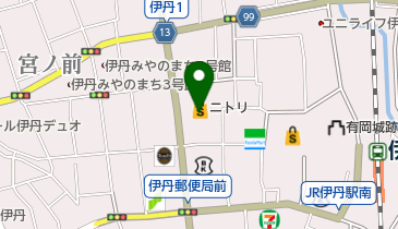 ニトリ伊丹駅前店の地図画像