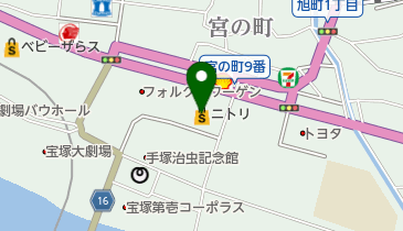 ニトリ宝塚歌劇場前店の地図画像