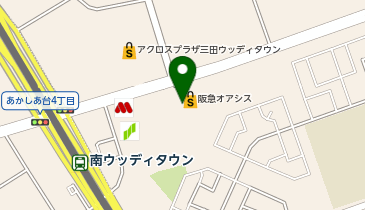 ニトリ三田ウッディタウン店の地図画像