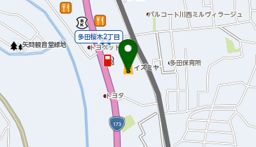 ニトリデコホームイズミヤ多田店の地図画像
