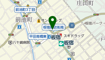 井戸書店の地図画像