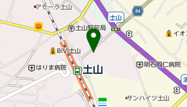 松中書房土山店の地図画像