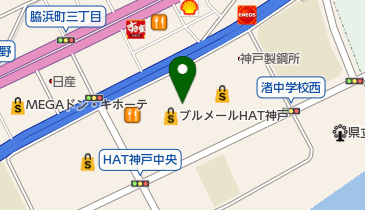 アバンティブックセンターHAT神戸店の地図画像