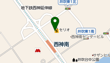 アミーゴ書店西神南店の地図画像
