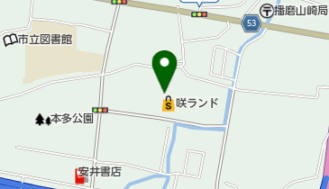未来屋書店山崎店の地図画像