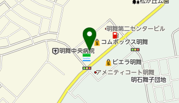 明舞書店の地図画像