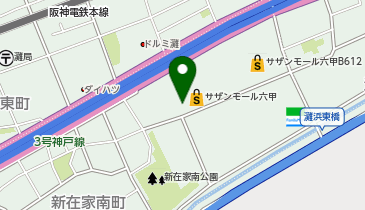 Luck Rackサザンモール六甲店の地図画像