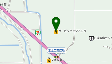 ザ・ビッグエクストラ氷上店の地図画像