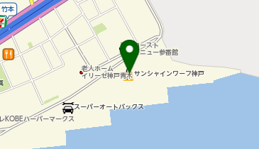 ダイソーサンシャインワーフ神戸店の地図画像