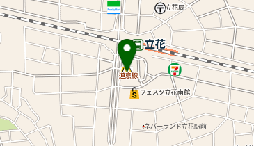 ダイソー立花駅前店の地図画像