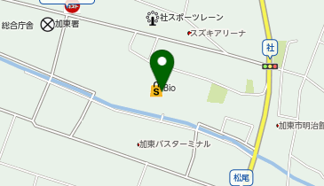 ダイソーやしろショッピングパークビオ店の地図画像