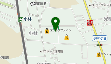 ダイソー宝塚小林店の地図画像