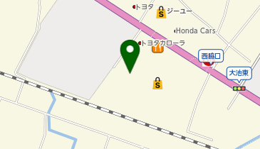 ダイソーイオン大久保西SC店の地図画像