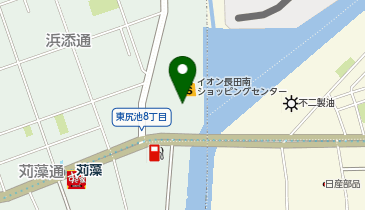 ダイソーイオン長田南SC店の地図画像
