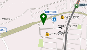 ダイソーホームセンターコーナン藤原台店の地図画像