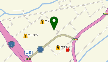 100円ショップ養父店の地図画像