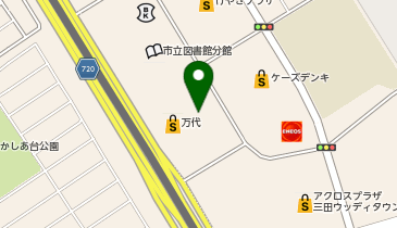 ダイソー三田ウッディタウン店の地図画像