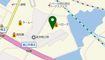 ダイソーハローズ魚住店の地図画像