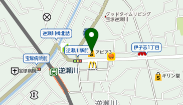 ダイソー逆瀬川アピア3店の地図画像