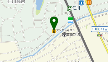 ダイソー仁川店の地図画像