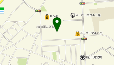 ダイソーコーナン明石二見店の地図画像