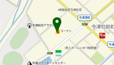 ダイソーコーナン西宮今津店の地図画像