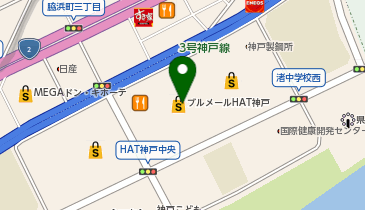 ABC MARTブルメールHAT神戸店の地図画像