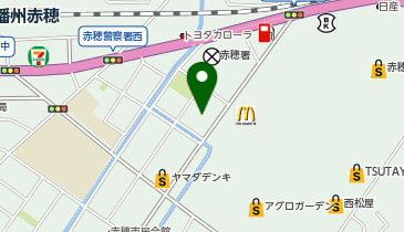 auショップ赤穂の地図画像