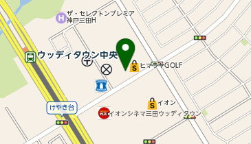 ドコモショップ三田ウッディタウン店の地図画像