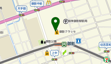 au Style御影クラッセの地図画像