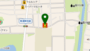 ニューヤマザキデイリーストア崇徳院店の地図画像