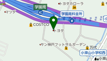 兵庫トヨタ自動車学園南店の地図画像