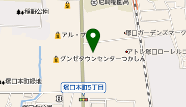 兵庫トヨタ自動車塚口店の地図画像