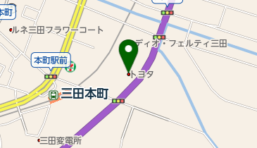 兵庫トヨタ自動車三田店の地図画像