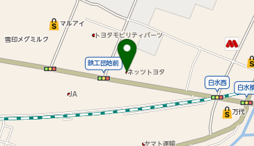 ネッツトヨタウエスト兵庫明石店の地図画像