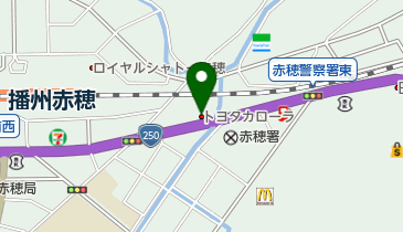 トヨタカローラ姫路赤穂店の地図画像