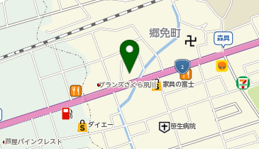 日産大阪夙川店の地図画像