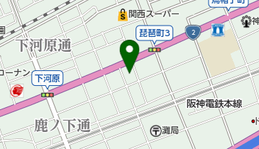 日産プリンス兵庫法人営業部の地図画像