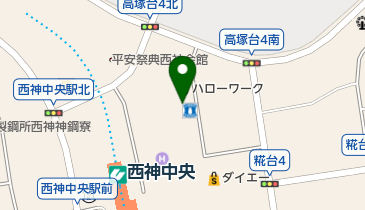 オートプラザ西神の地図画像