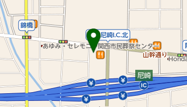 レッドバロン尼崎の地図画像