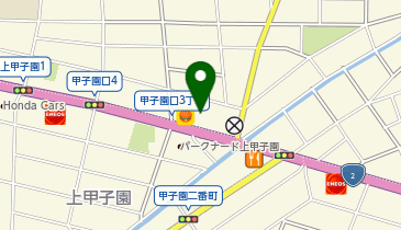 ホンダドリーム西宮甲子園の地図画像