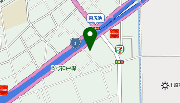 兵庫三菱自動車販売神戸本店の地図画像