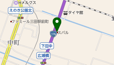 兵庫スバル自動車三田店の地図画像