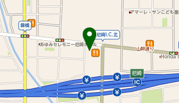 レッドバロン尼崎の地図画像