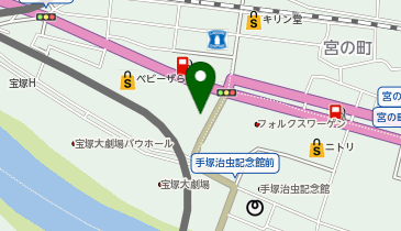 BMW宝塚の地図画像