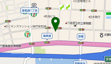 ジャガー神戸中央の地図画像