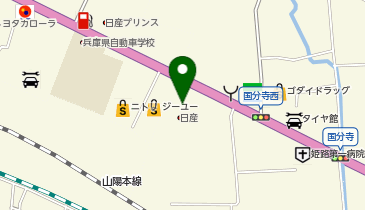 ルノー・サービスサテライト姫路の地図画像