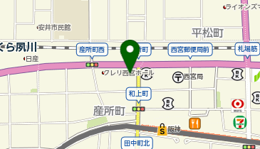 ポルシェセンター西宮の地図画像