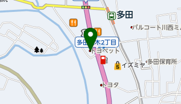 神戸トヨペット川西店の地図画像