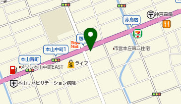 ネッツトヨタ神戸ネッツテラス甲南の地図画像